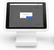 Square Point of Sale ipad with mobile order pop up